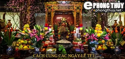 Cách cúng các ngày lễ tết