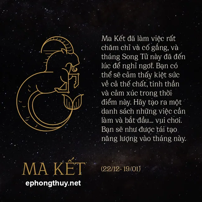 Tính cách của cung Ma kết