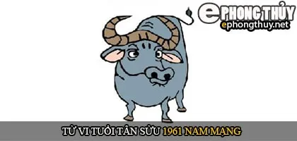 Tử vi tuổi Tân Sửu 1961 nam mạng