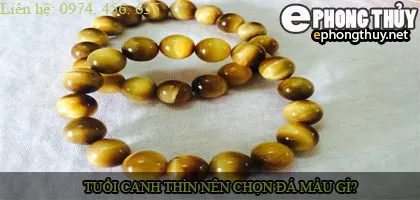 Tuổi canh thìn nên chọn đá màu nào?