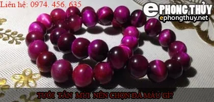 Tuổi tân mùi nên chọn đá màu nào?